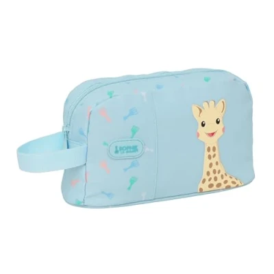 Afbeelding van Thermische Snacktas Sophie la Girafe Blauw 21,5 x 12 6,5 cm