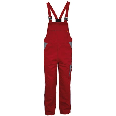 Afbeelding van Carson Workwear &#039;Contrast Bib Pants&#039; Tuinbroek/Overall Red 25