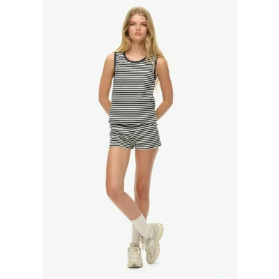 Afbeelding van Superdry Athletic Essentials stripe TANK Top, Dames, Maat: 36, Eclipse navy