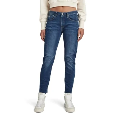 Afbeelding van G STAR ARC 3D LOW Boyfriend Relaxed fit jeans, Dames, Maat: 26x34, Neutro stretch denim