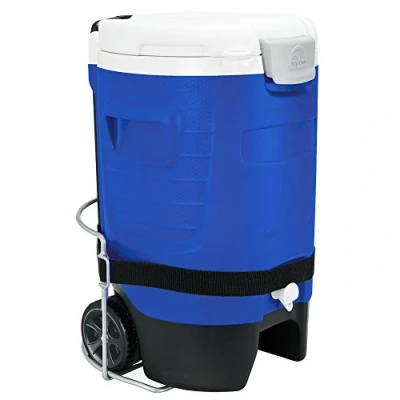 Afbeelding van Igloo 5 Gallon Sport Drankkoeler op Wielen, 18.9 Liter, Blauw