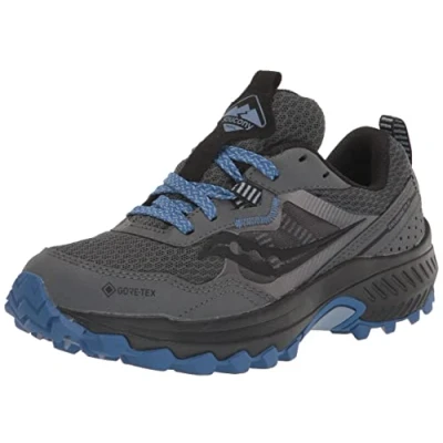 Afbeelding van Saucony Excursion TR16 GTX Trail hardloopschoenen, Dames, Maat: 40.5, Shadow/summit Textiel/ synthetisch