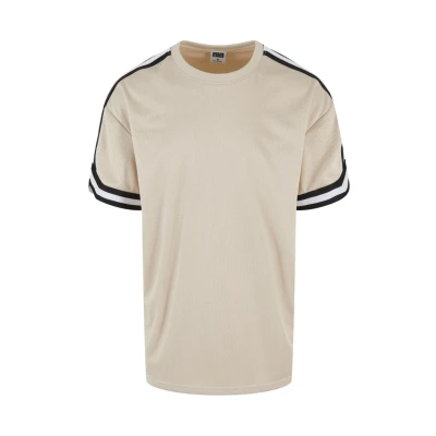 Afbeelding van Urban Classics Stripes TEE Tshirt print, Heren, Maat: Large, Softseagrass