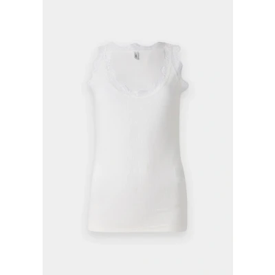 Afbeelding van ONLY Onlellis LIFE Top, Dames, Maat: XS, Cloud dancer
