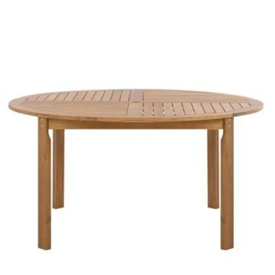 Afbeelding van Beliani TOLVE Tuintafel Lichte houtkleur Acaciahout