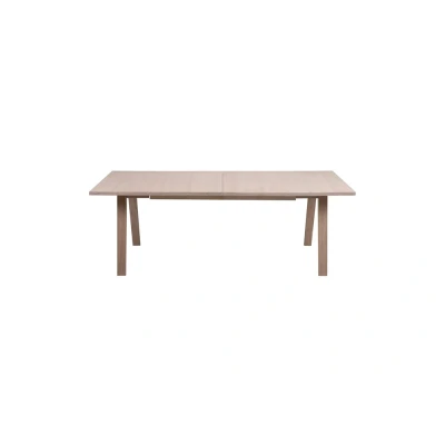 Afbeelding van Leen Bakker Eetkamertafel Boda Eikenkleur 100x310x74cm Eettafels Beige Mdf