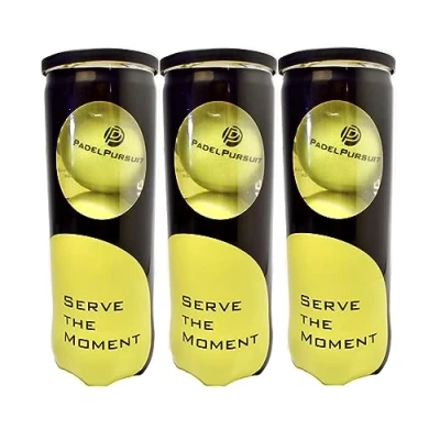 Afbeelding van PadelPursuit Padel Tennis training Ball, 9 ballen 3 x doos, drukballen voor