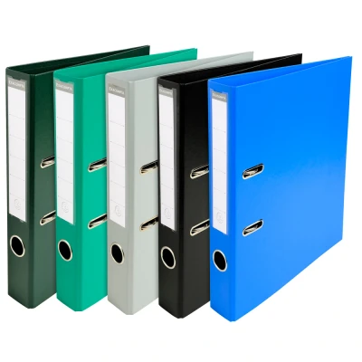 Afbeelding van 10X Ordner Exacompta Premium A4 50mm assorti kleuren