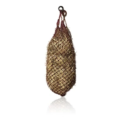 Afbeelding van Hooinet voor paarden, fijnmazig hoognet, maaswijdte 3 x cm, vulgewicht 4 kg (2 bordeaux)