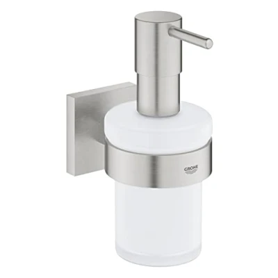Afbeelding van GROHE QuickFix Start Cube zeepdispenser met houder