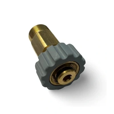 Afbeelding van M&amp;M Smartek Hogedrukreiniger adapter M22x1,5 AG op M21x1,5 IG aansluiting 1: buitendraad 2: binnendraad