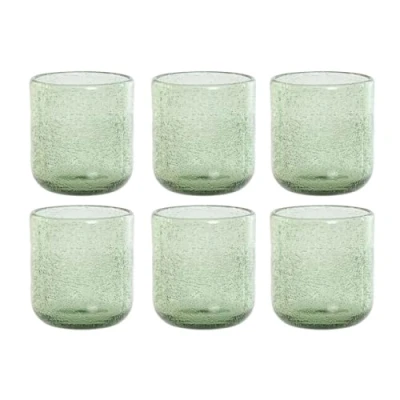 Afbeelding van Glazenset Home ESPRIT Groen Kristal 320 ml (6 Stuks)