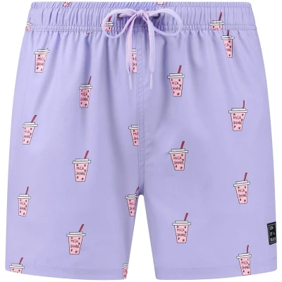 Afbeelding van Son of a Beach Milkshake Lila Jongens Zwembroek maat 146 152 Paars