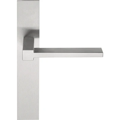 Afbeelding van Formani Deurkruk SQUARE LSQ5P236SFC ongeveerd op schild blind mat RVS