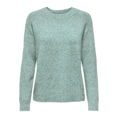Afbeelding van ONLY Gebreide damestrui ONLLESLY, groen (Sea Moss Melange), XXL