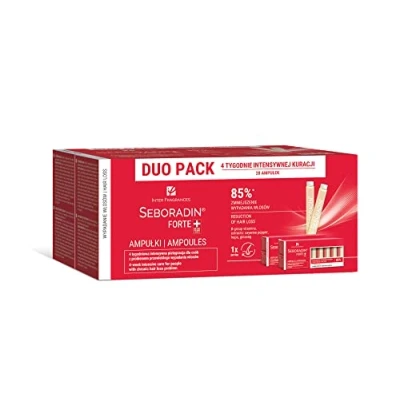 Afbeelding van Seboradin haarserum ampullen tegen vallen met vitaminen en natuurlijke extracten Forte Duo Pack 28 x 5,5 ml
