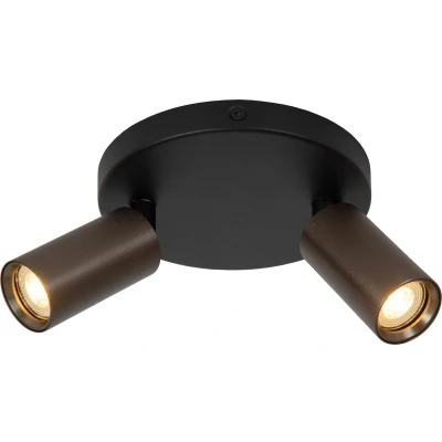Afbeelding van Lucide RITMO Plafondspot Ø 15 cm 2xGU10 (MR11) Koffie