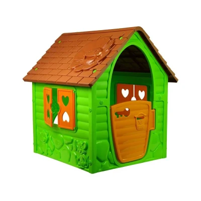 Afbeelding van My First Playhouse Speelhuisje voor Buiten en Binnen Groen 90 x 98 106 cm Maximale belasting: 25 kg