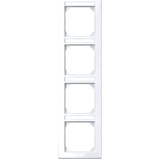 Afbeelding van Schneider electric merten afdekraam m smart 4 voudig actiefwit etik v 470425