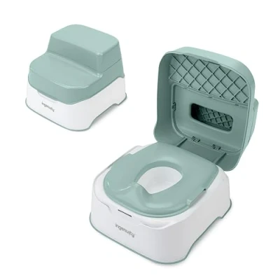 Afbeelding van INGENUITY Potje, toiletverkleiner en stap 3 in 1
