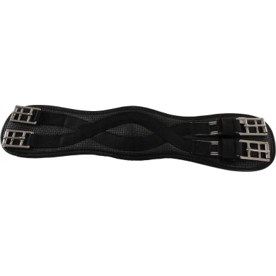 Afbeelding van Horka Singel Dressuurzadel Zwart/zilver 70cm