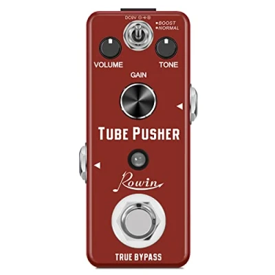 Afbeelding van Rowin Buis Pusher Gitaar Pedaal Valve Combo Simulator Met Boost En Normale Modes Voor Elektrische Bass True Bypass LEF 328