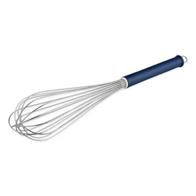 Afbeelding van thermohauser Garde (roestvrij staal), 40 cm lengte, blauwe kunststof handgreep en hanger, met 16 lussen