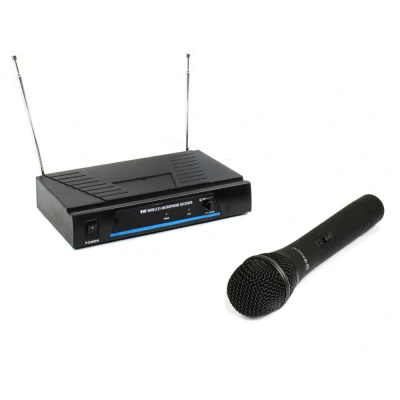 Afbeelding van Qtx VH1 draadloos handheld microfoon systeem