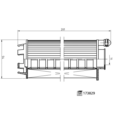 Afbeelding van Oliefilter FEBI BILSTEIN 173829