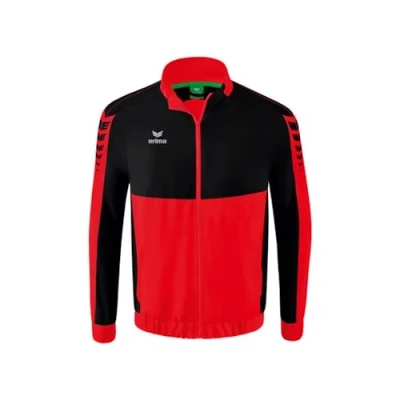 Afbeelding van Erima uniseks kind Six Wings presentatie jack (1012234), rood/zwart, 152