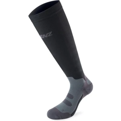 Afbeelding van Lenz Sokken Compression 1.0 Polyamide/elastaan Zwart Mt L