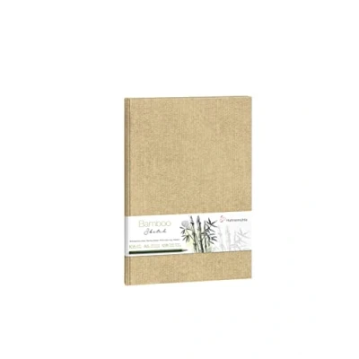 Afbeelding van Hahnemühle Duurzaam schetsboek Bamboo 105g/m², DIN A5, 64 vellen, portretformaat, natuurlijk wit