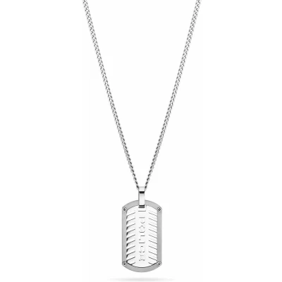 Afbeelding van Police Ketting, Heren, Maat: One Size, Zilver