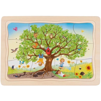 Afbeelding van goki Laagpuzzel Mijn appelboom