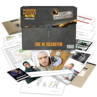 Afbeelding van (New Aug) UG Murder Mystery Party Case Files: Fire in Alderstein