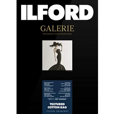 Afbeelding van ILFORD GALERIE Getextureerde Cotton Rag 310 GSM A4 210 mm x 297 25 vellen, GPTC