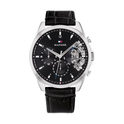Afbeelding van Tommy Hilfiger heren Baker horloge TH1710449 in de kleur Zilver
