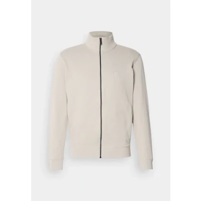 Afbeelding van BOSS Zestart Sweater met rits, Heren, Maat: Large, Light beige