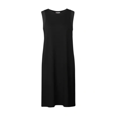 Afbeelding van Street One MIT Detail Jerseyjurk, Dames, Maat: 36, Schwarz