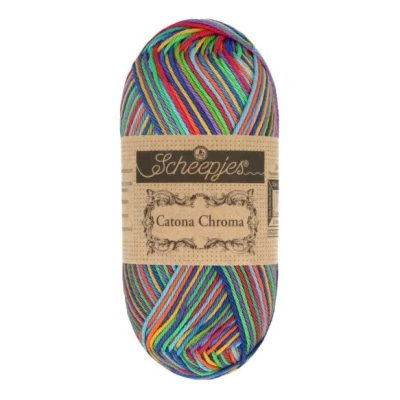 Afbeelding van Scheepjes Catona Chroma 50gr 022 Rainbow