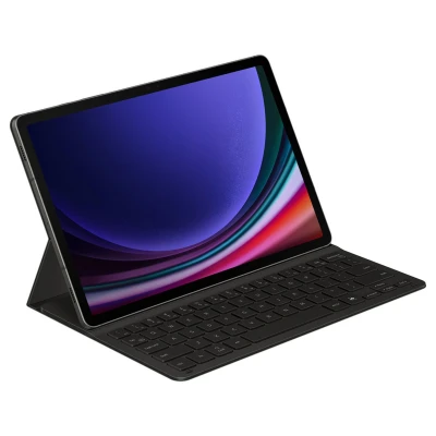 Afbeelding van Samsung Galaxy Tab S9/S9 FE Book Cover Keyboard Slim Zwart