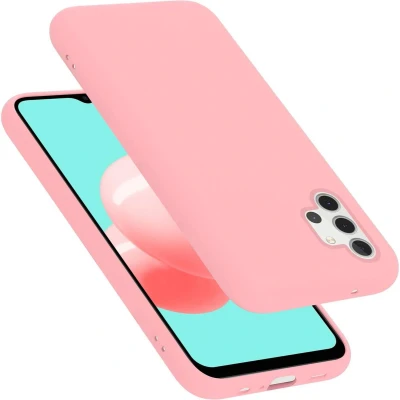 Afbeelding van Cadorabo Hoesje geschikt voor Samsung Galaxy A32 5G in LIQUID ROZE Beschermhoes gemaakt van flexibel TPU silicone Case Cover