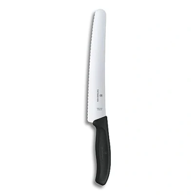 Afbeelding van Victorinox, 6.8633.22G, Swiss Classic, Konditorsäge, Extra scharfe Klinge, mit Wellenschliff, robuster Kunststoff Griff, Schwarz, Made in Switzerland, Spülmaschinengeeignet