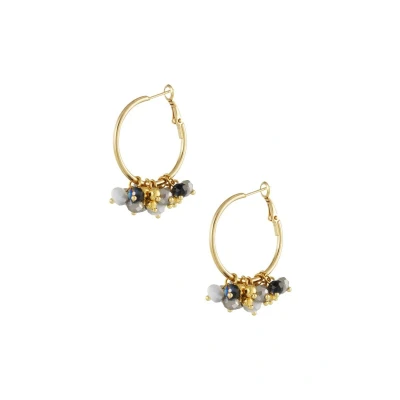 Afbeelding van Bead it up earrings Grey