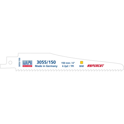 Afbeelding van Wilpu 3055/150 reciprozaagblad HYPERCUT (Bosch S610DF) 3 stuks