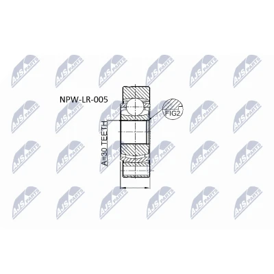 Afbeelding van NTY NPW LR 005 Homokineet Achteras links, rechts LAND ROVER: Range Rover 3
