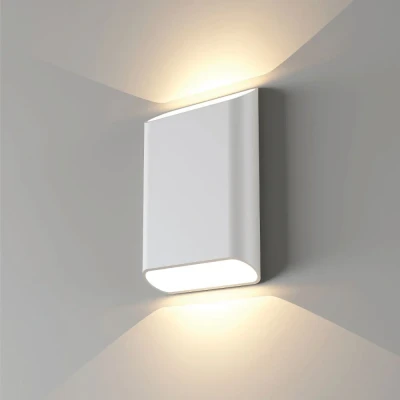 Afbeelding van Artdelight Wandlamp Diaz Large H 20 cm wit