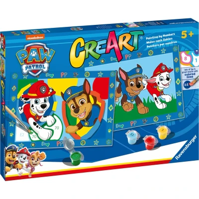 Afbeelding van Ravensburger CreArt Schilderen op Nummer PAW Patrol