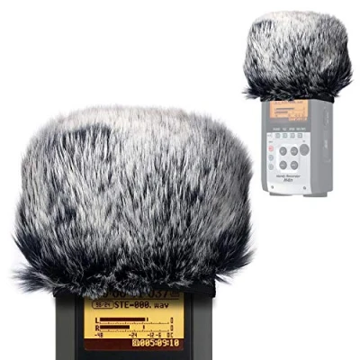 Afbeelding van YOUSHARES Windscherm Mof voor Zoom H2n/Zoom H4n Handy Recorders, Mic Dead Cat Fur H2n van