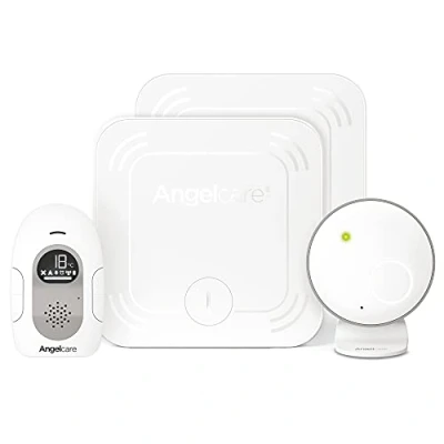 Afbeelding van Angelcare SmartSensor Pro 2, 2 in 1 bewaking: audio + beweging met draadloze sensormatten, kamertemperatuurweergave